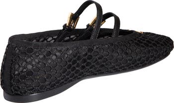 Ballerine Mesh Mary Jane Flat