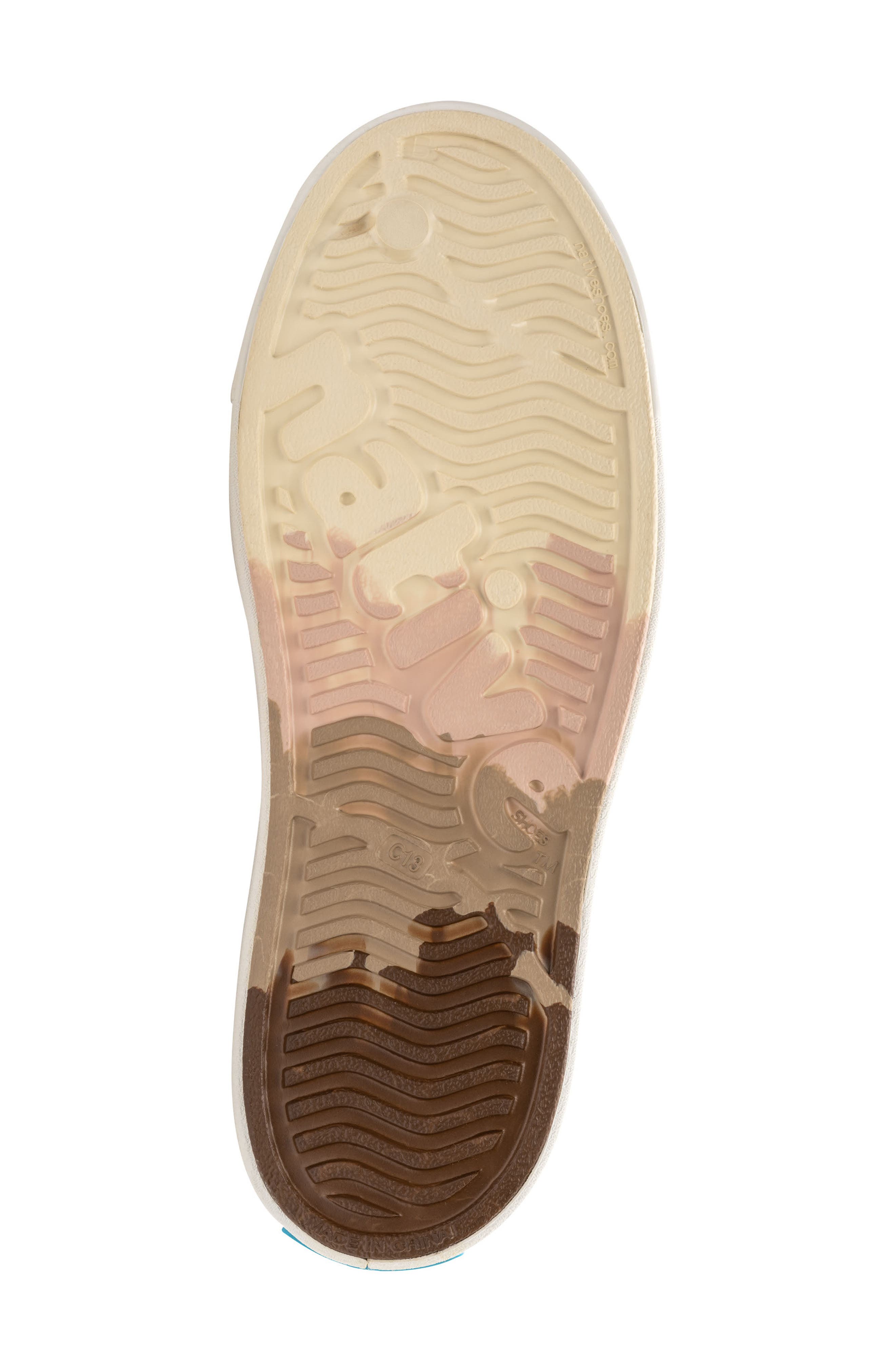 Native Shoes Kids' Jefferson Water Friendly Mule, Alternate, color, Flax Marble/ White