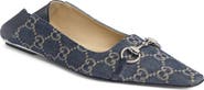 Gucci Vittoria Horsebit GG Canvas Convertible Flat