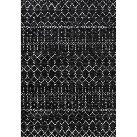 Moroccan HYPE Boho Vintage Diamond Area Rug