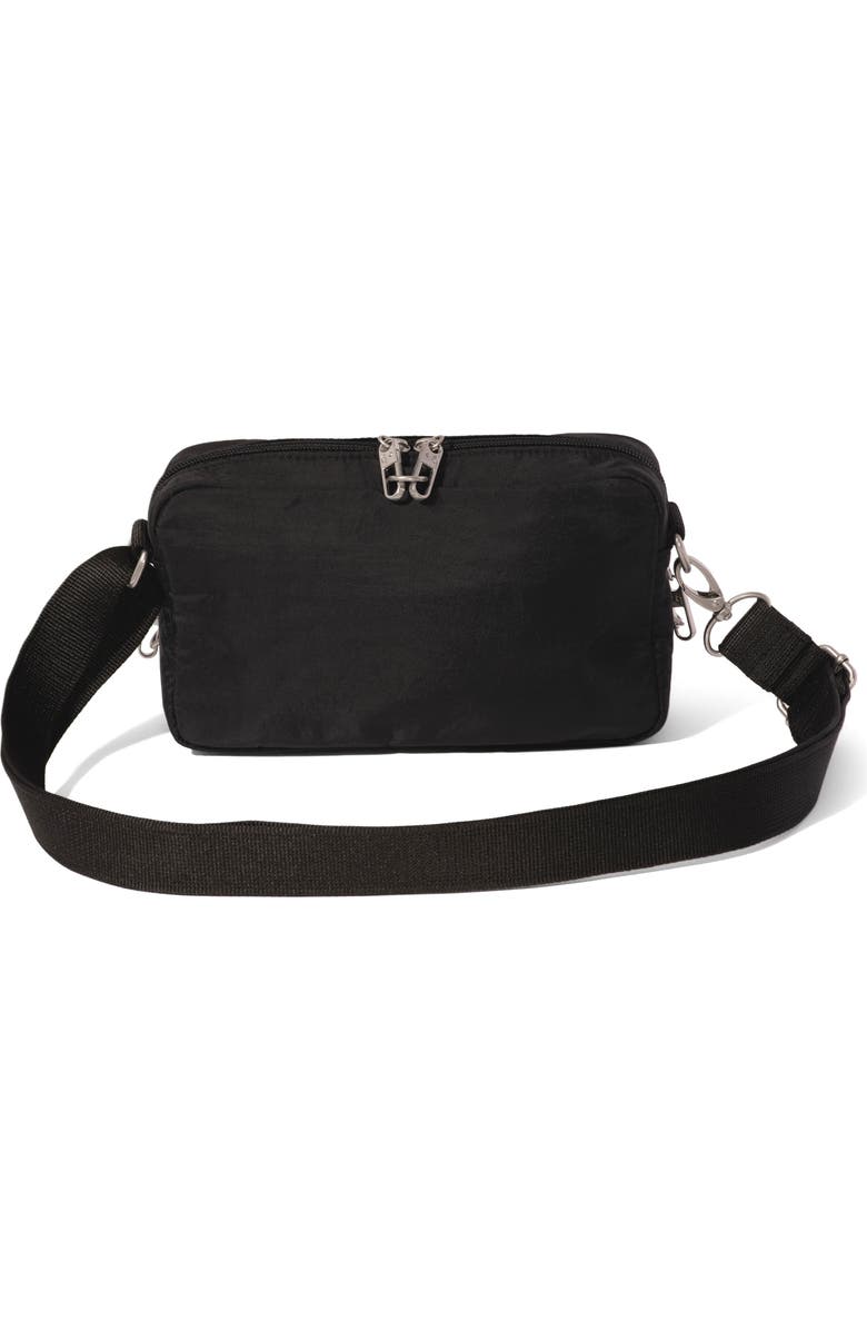 BAGGALLINI Securtex Anti-Theft Treasure Crossbody Bag, Alternate, color, Black