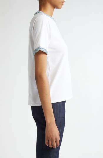 トップス septem ZW COLLECTION DENIM TIE SHIRT - Blue | ZARA United States