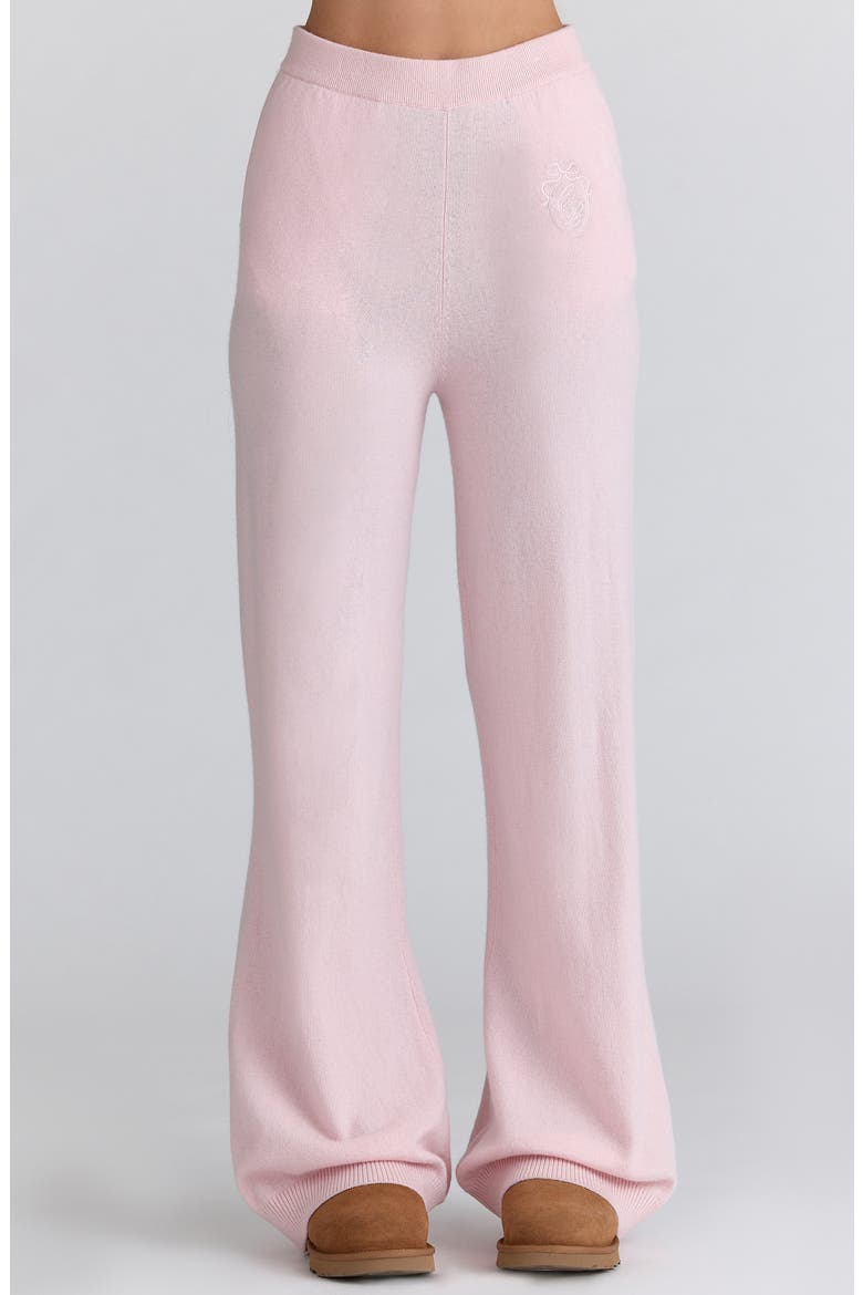 Regina Wool & Cashmere Hoodie & Pants Travel Set, Alternate, color, PINK