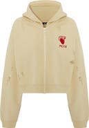 PCFG Cotton Destroyed Zip Up Hoodie