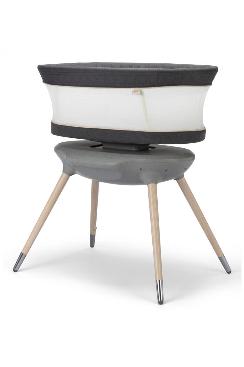 Kindred Collection Starling Smart Bassinet, Main, color, ONYX HERITAGE