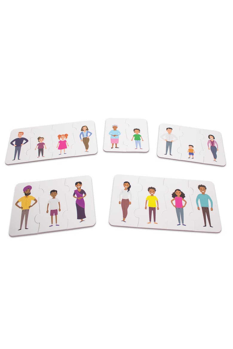 Family Puzzle Educational Puzzles, Alternate, color, Multicolored