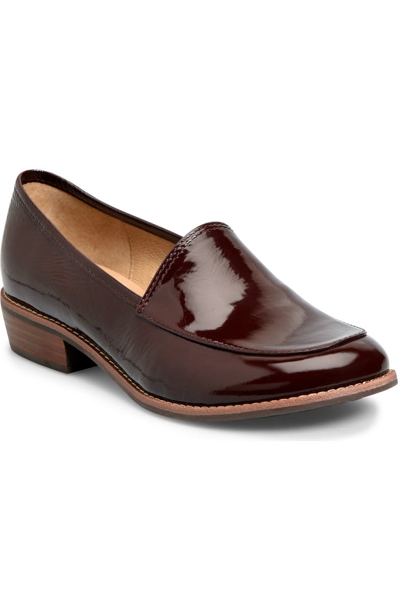 Söfft Napoli Loafer, Main, color, Burgundy