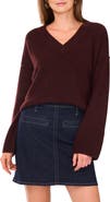 Vince Camuto High-Low V-Neck Sweater