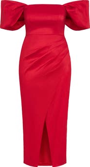 City Chic Elyse Off the Shoulder Dress