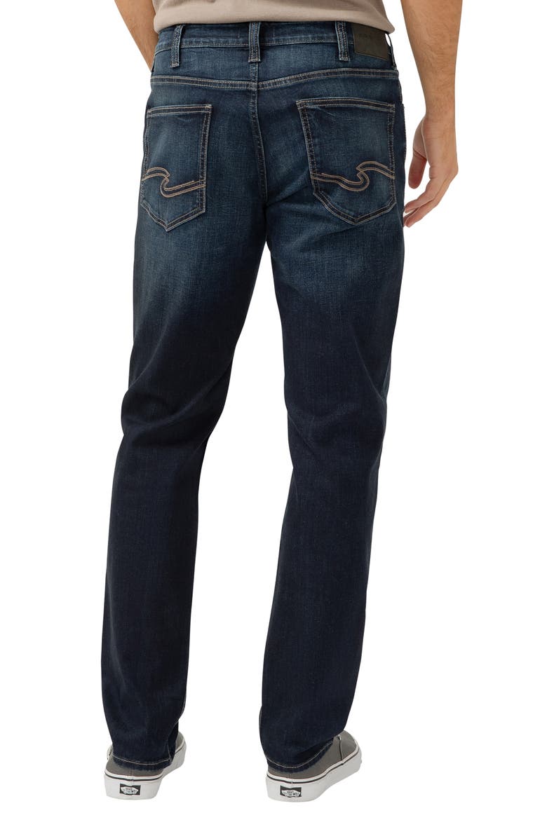 Eddie Athletic Fit Tapered Jeans, Alternate, color, INDIGO