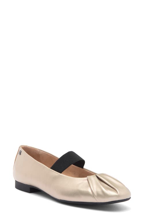 Paul Green Vail Flat In Cachemire Metallic Leather