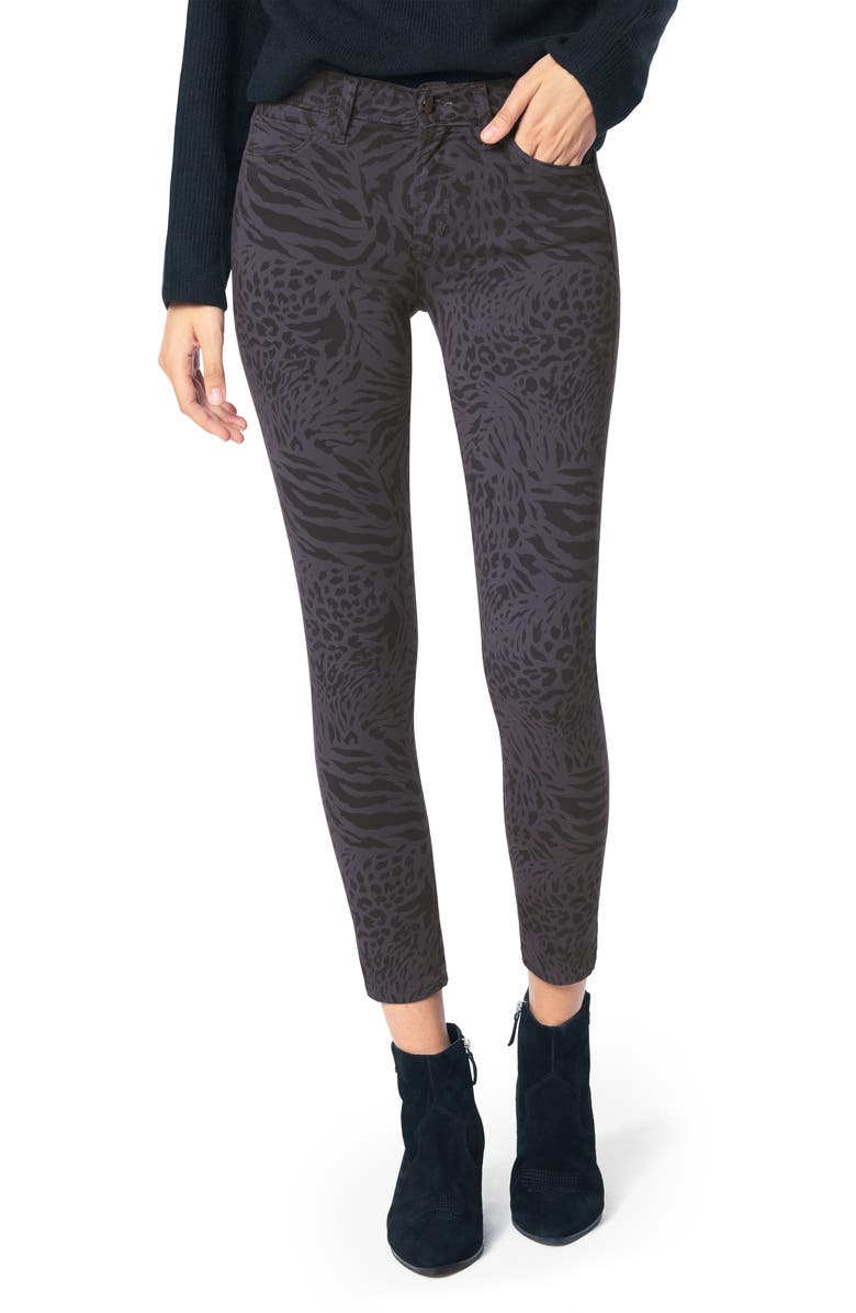 Joe's The Icon Animal Print Ankle Skinny Jeans, Main, color,