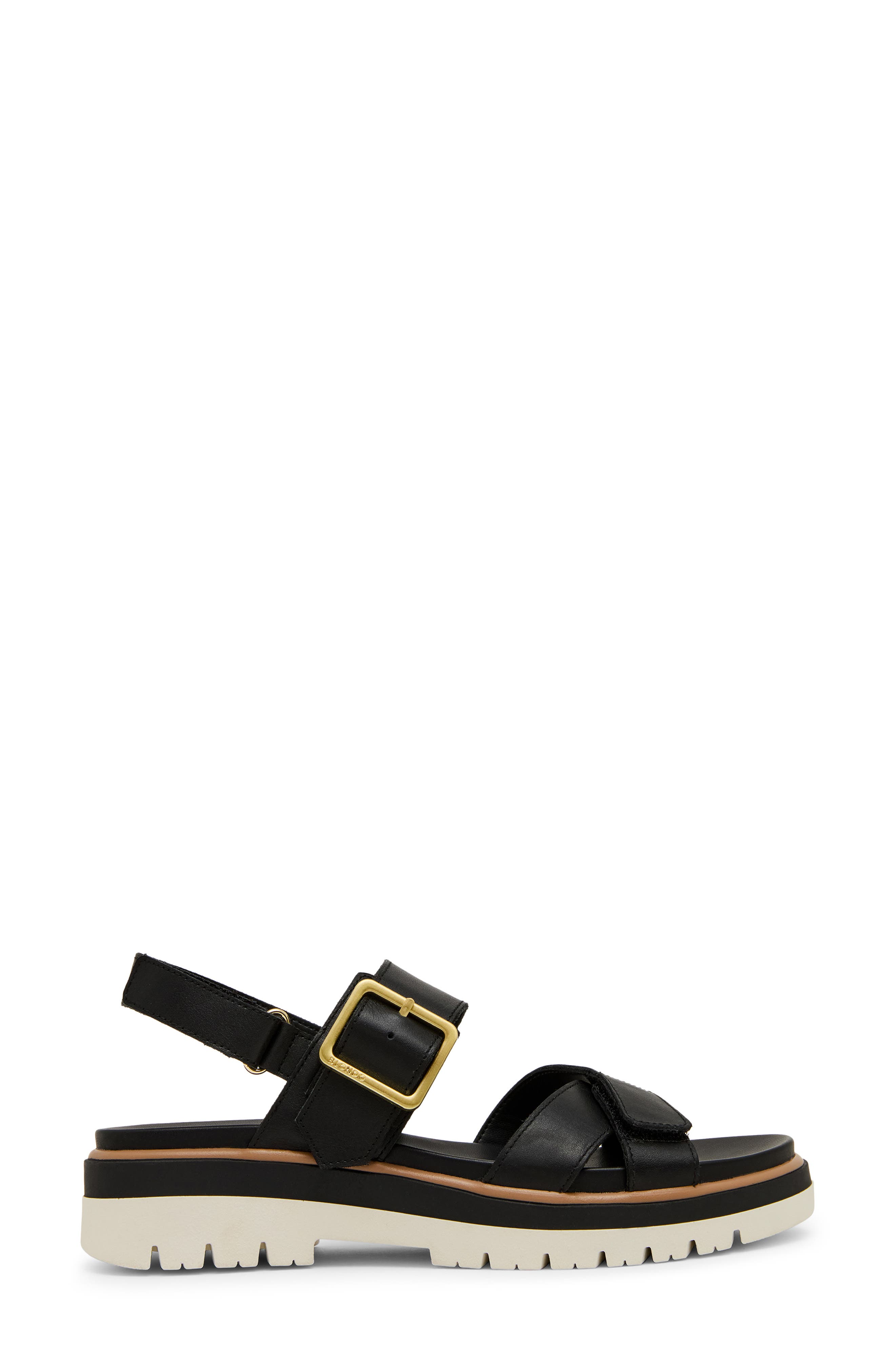 Blondo Beau Sandal, Alternate, color, Black Leather