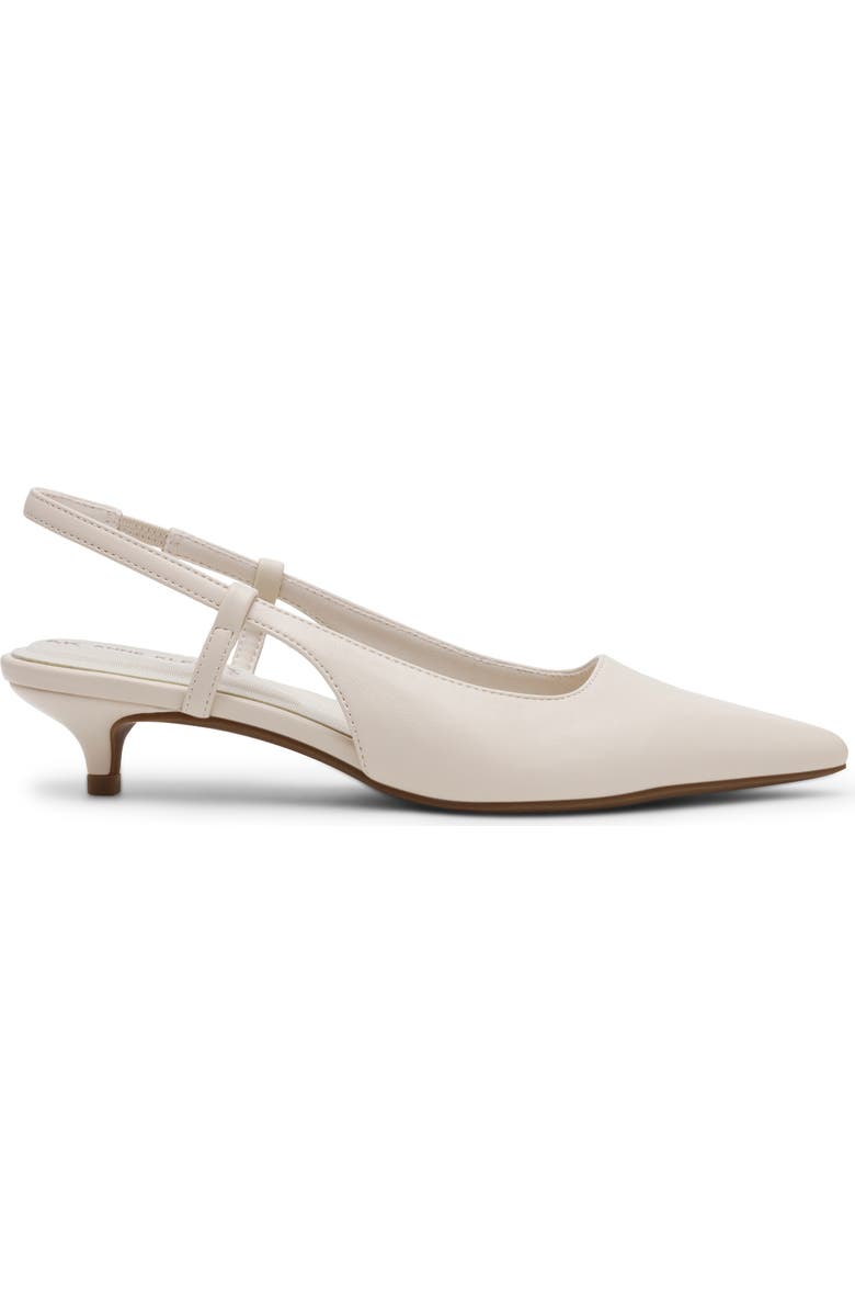 Anne Klein Shorty Slingback Pump, Alternate, color, White