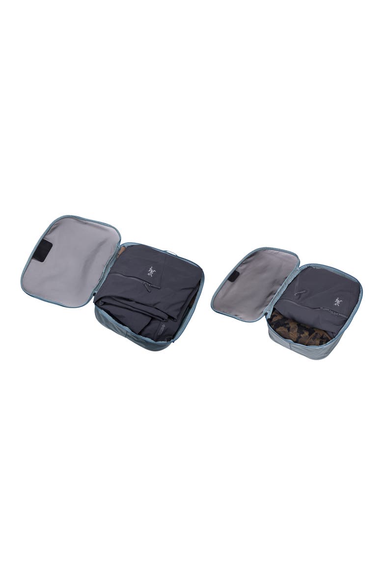 Family Packing Cube Set, Alternate, color, POND GRAY/ WHITE
