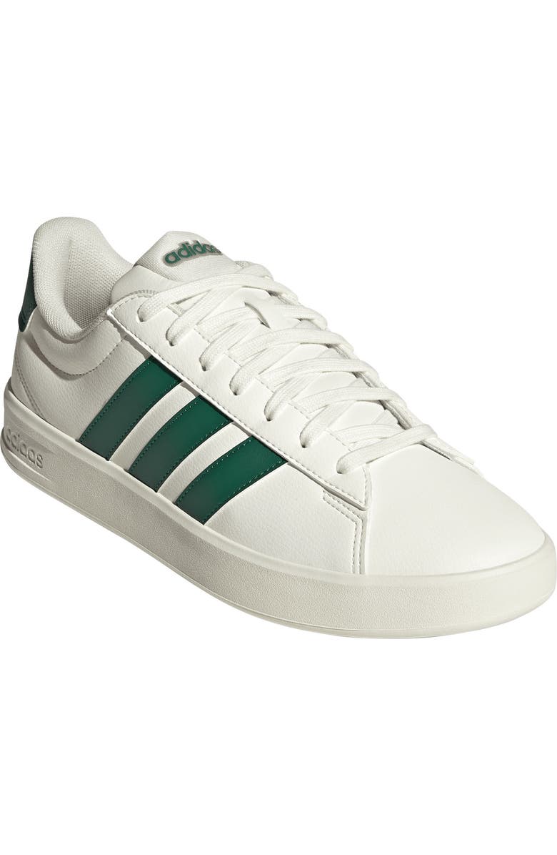 adidas Grand Court 3.0 Sneaker, Main, color, Off White/ Green/ Off White