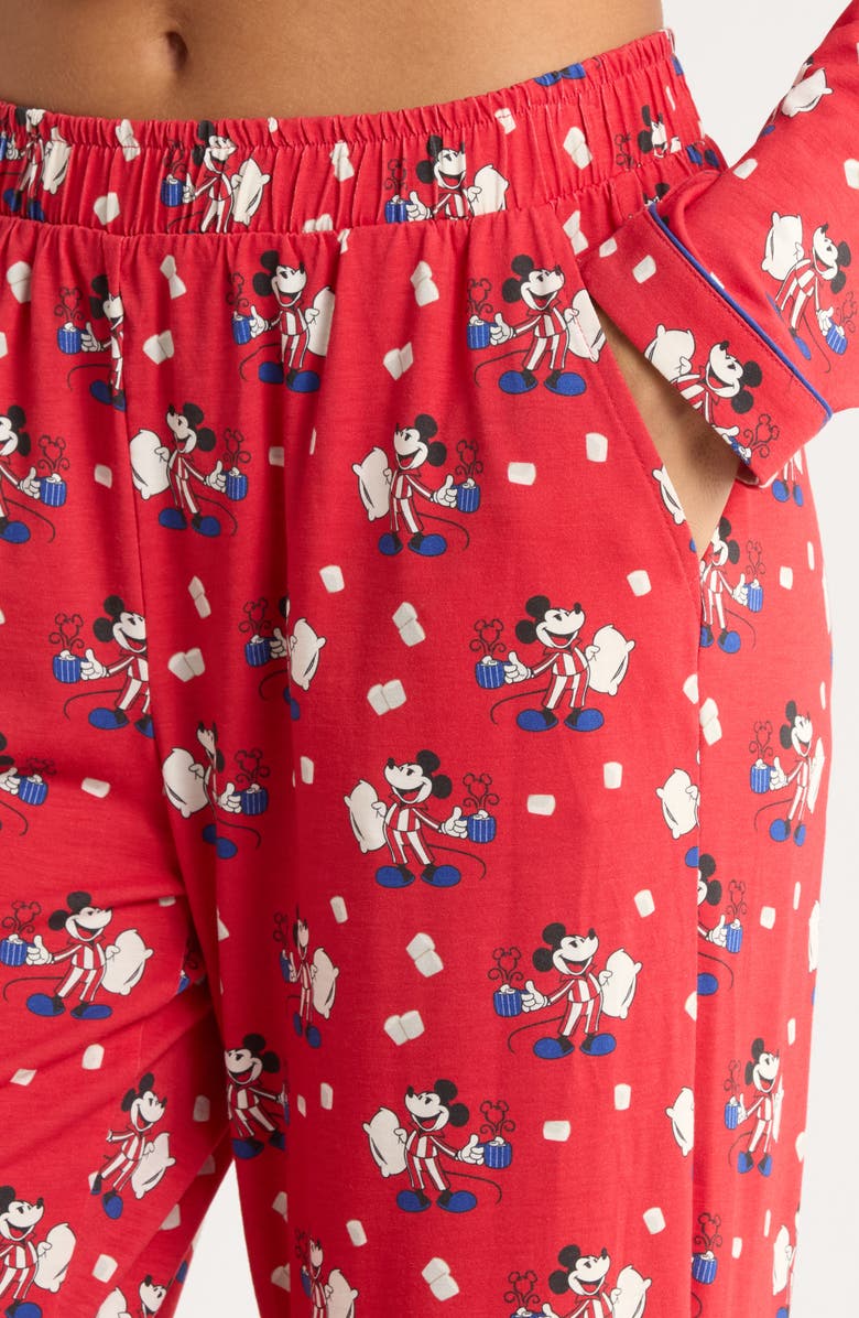 Magnetic Me Cocoa Club Magnetic Closure Pajamas, Alternate, color, Red Cocoa Club