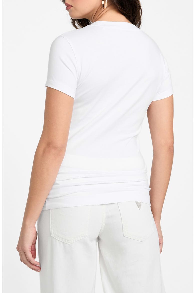 Studded Logo Graphic T-Shirt, Alternate, color, PURE WHITE