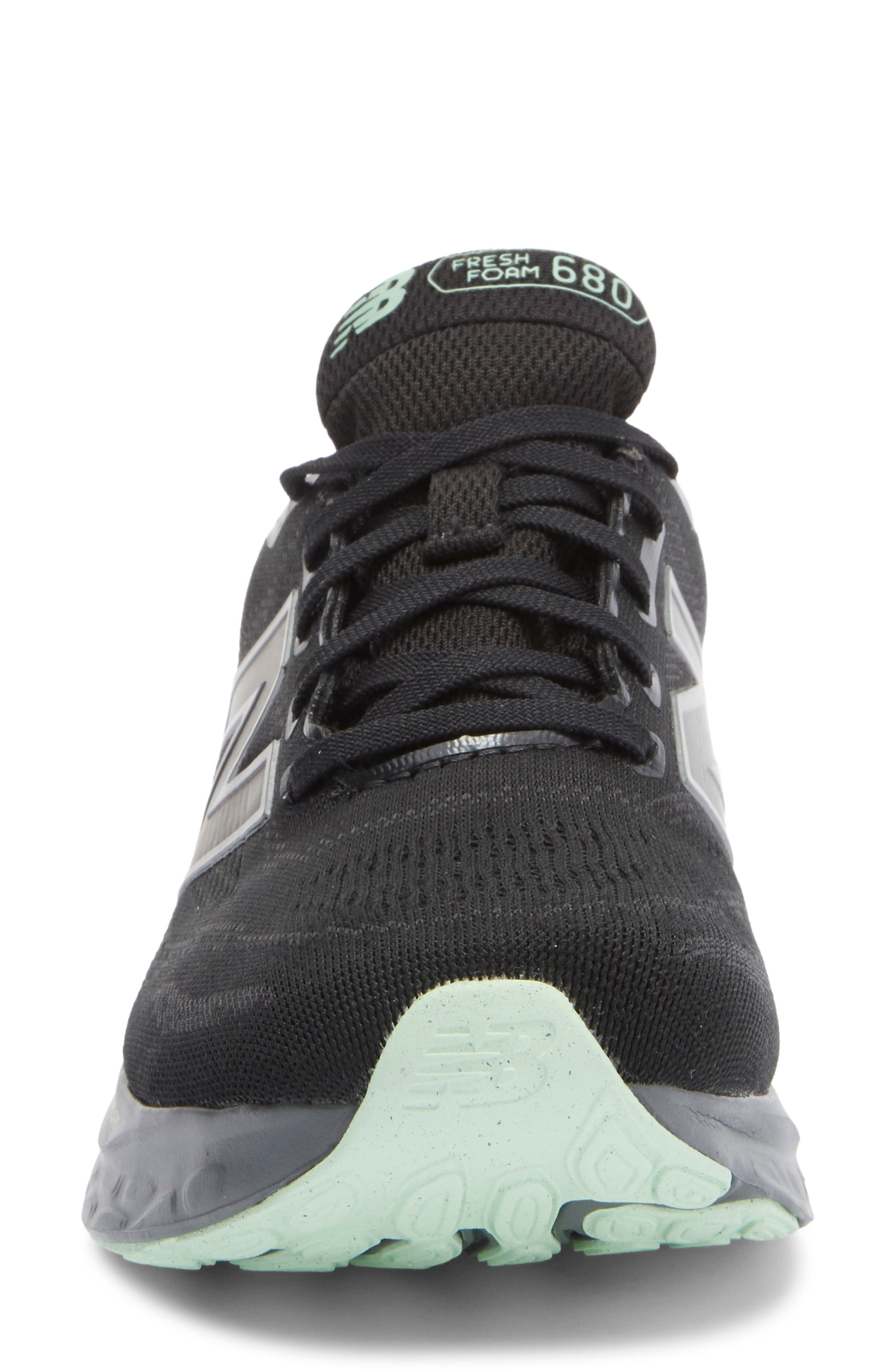 New Balance Fresh Foam 680v8 Waterproof Running Shoe, Alternate, color, Black/ Castlerock