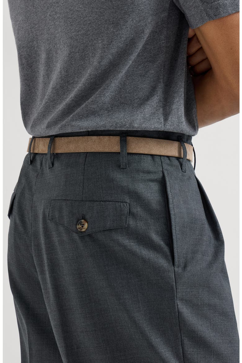 Virgin wool trousers, Alternate, color, Anthracite
