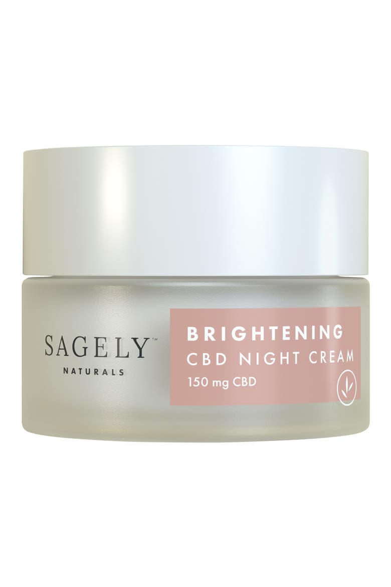 Brightening CBD Night Cream, Main, color, NO COLOR