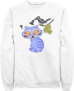 KPop Demon Hunters Men's Derpy And Magpie Long Sleeve Crewneck Sweatshirt