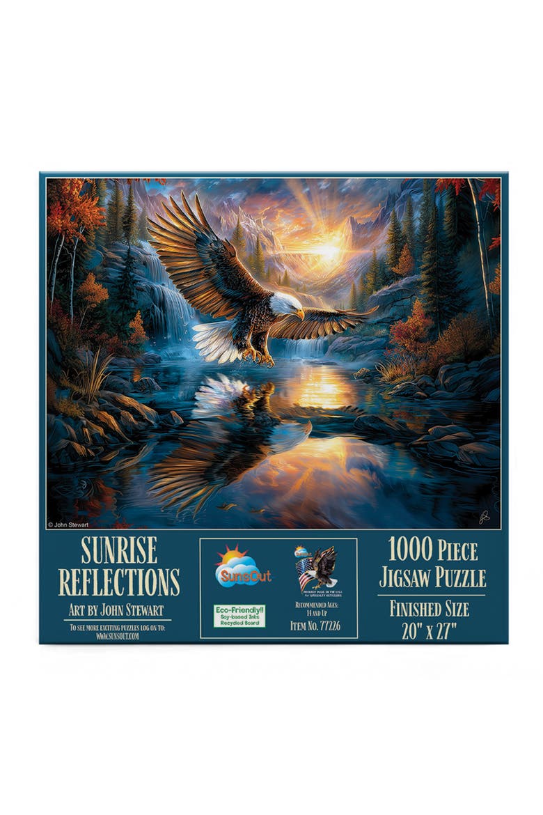 Sunrise Reflections 1000 piece Jigsaw Puzzle for Adults, Alternate, color, Multicolor