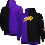 Mitchell & Ness Men's Mitchell & Ness Purple/Black Phoenix Suns Big & Tall Hardwood Classics Split Pullover Hoodie