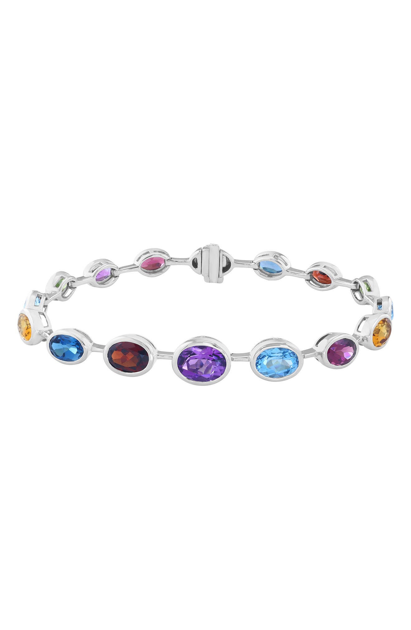 Sterling Silver Multistone Bracelet
