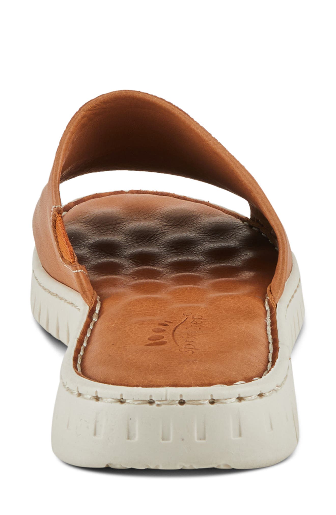 Spring Step Nappa Slide Sandal, Alternate, color, Camel