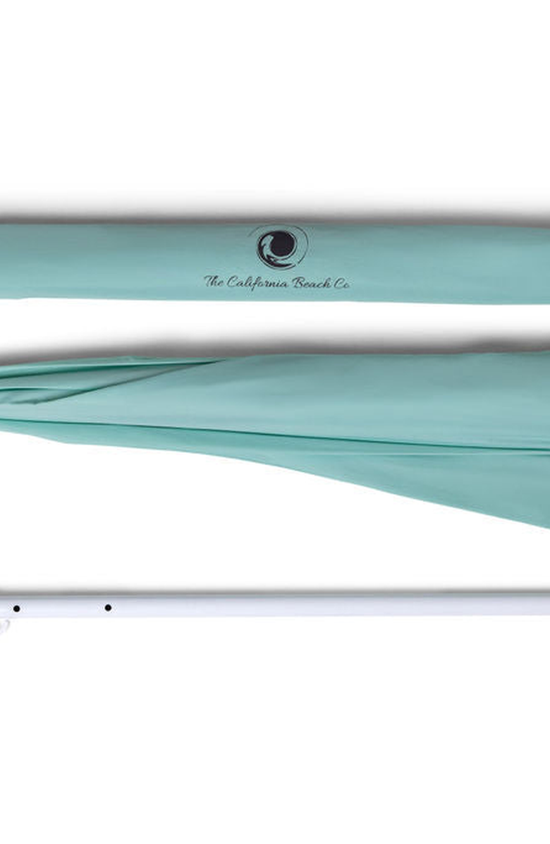 The California Beach Company Pop N Go Beach Umbrella, Alternate, color, Mint Green