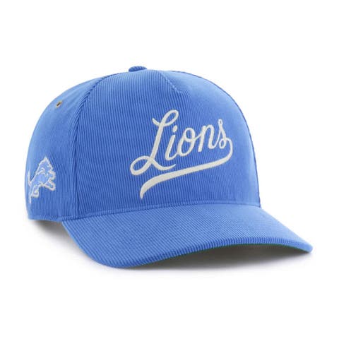 Men's '47  Blue Detroit Lions Golden Age Corduroy Hitch Adjustable Hat