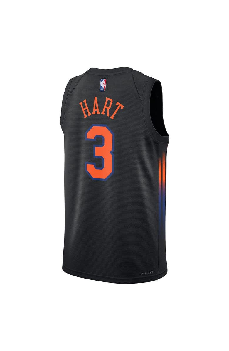 Jordan Brand Unisex Jordan Brand Josh Hart Black New York Knicks Swingman Jersey - Statement Edition, Alternate, color, Black