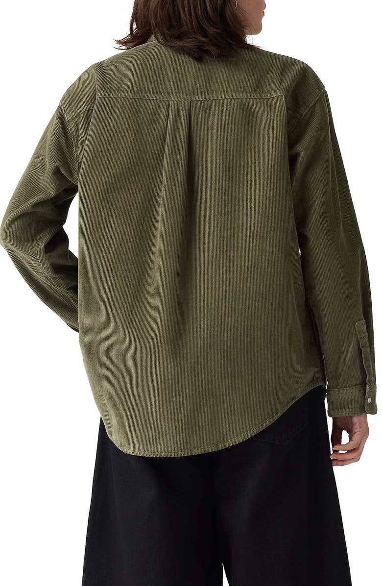 Levi's Iris Corduroy Shirt Jacket, Alternate, color, Ivy Green