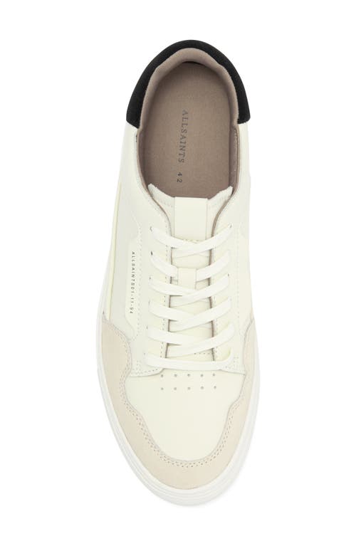 Allsaints Alton Low Top Sneaker In Black/chalk