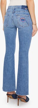 MOTHER The Weekend High Waist Stretch Denim Bootcut Jeans