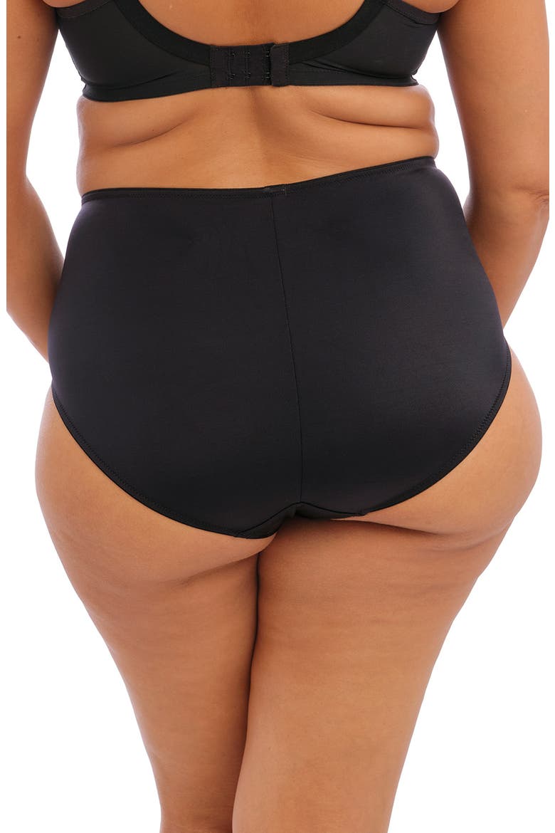 Sachi Full Figure Briefs, Alternate, color, BLACK