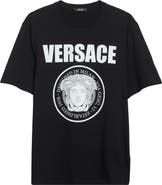 Tシャツ・カットソー Versace T-Shirt Compact Cotton Jersey Fabric Medusa Gall Versace Medusa Compact Cotton Jersey Graphic T-Shirt | Nordstrom