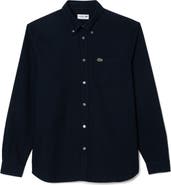 Lacoste Regular Fit Oxford Button-Down Shirt
