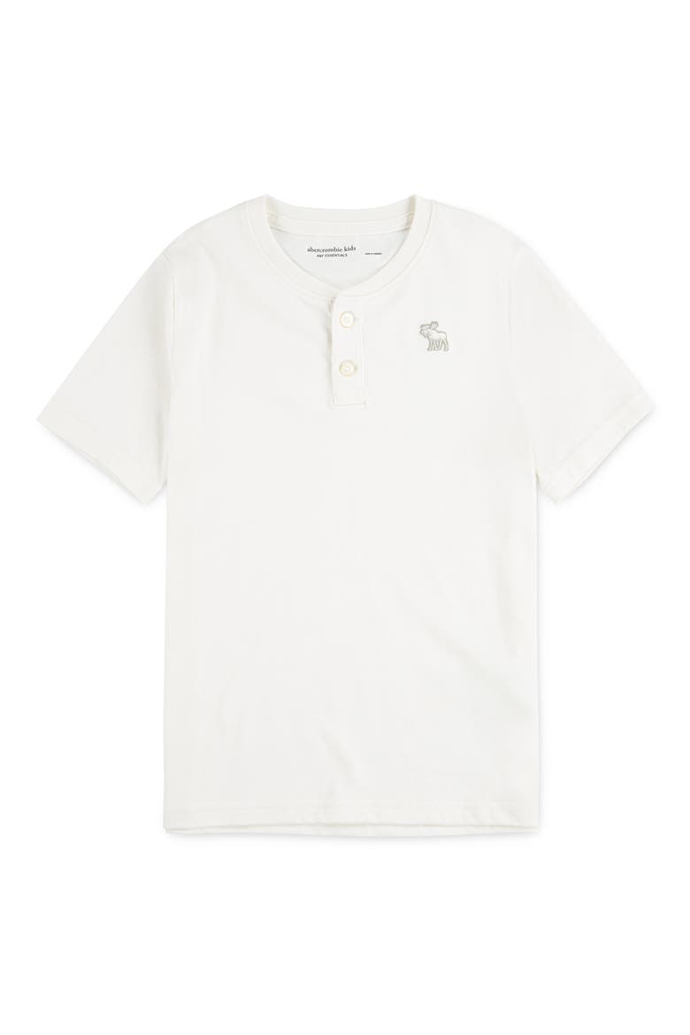 Kids' Essential Cotton Blend Henley, Main, color, W7MJET STR