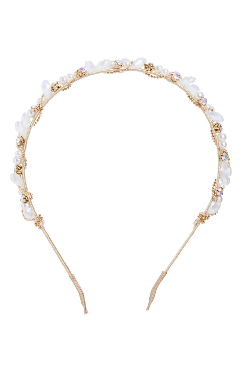 Capelli New York Sparkling Bead Headband, Main, color, 