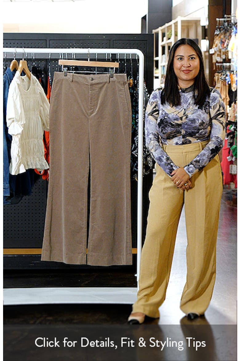 High Waist Flare Corduroy Pants video