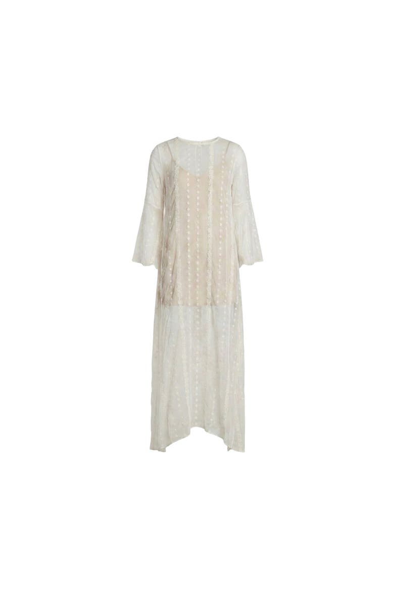 x Julie Harrah-Florence Bohemian Dress, Main, color, White