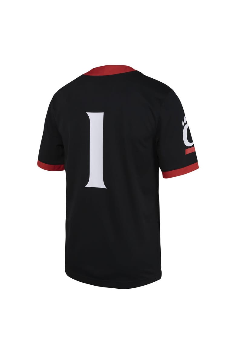 Men's Nike #1 Black Cincinnati Bearcats Untouchable Football Jersey, Alternate, color, Black