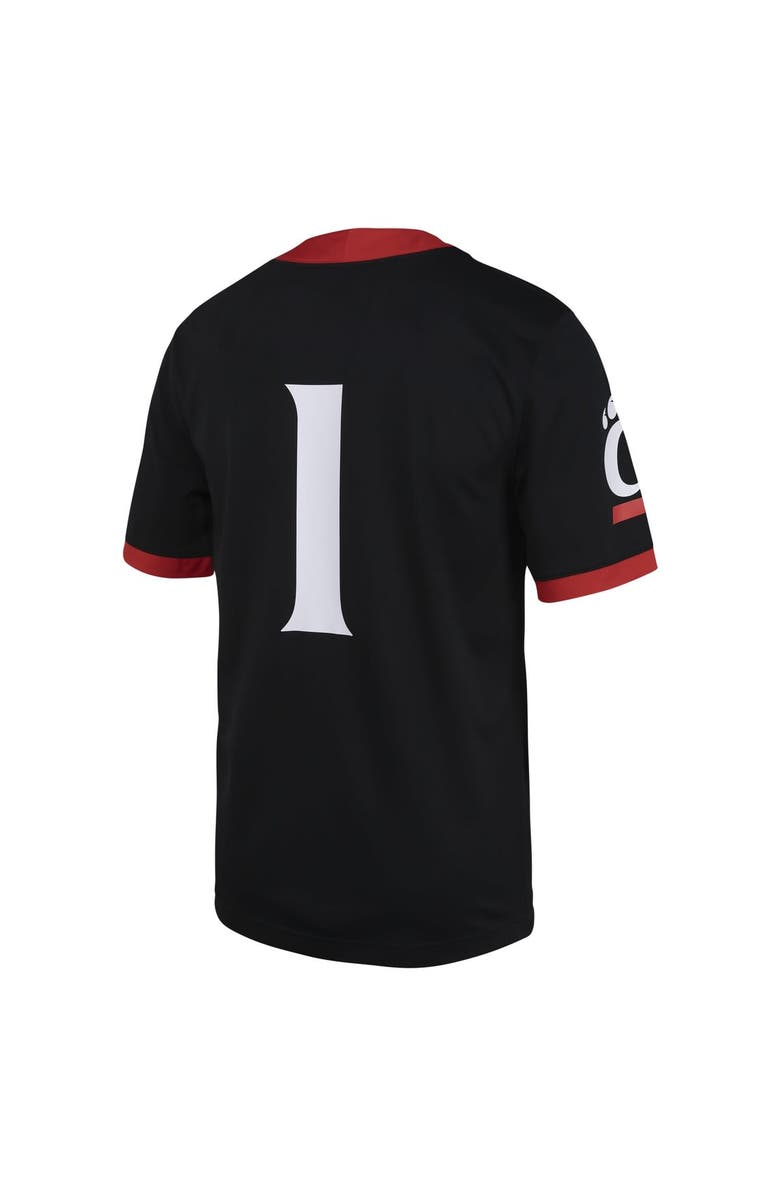 Nike Men's Nike #1 Black Cincinnati Bearcats Untouchable Football Jersey, Alternate, color, Black