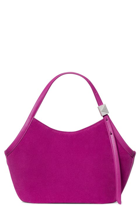 Small Deco Suede Tulip Tote