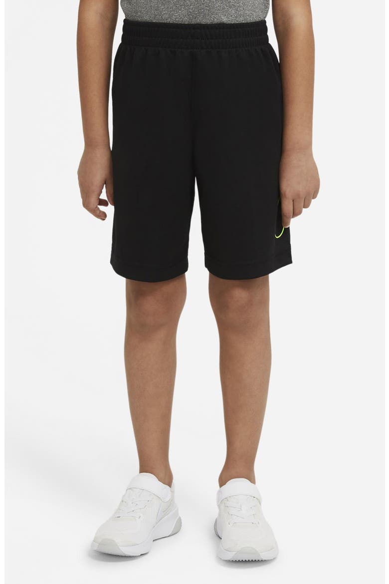 Kids' Dri-FIT T-Shirt & Shorts Set, Alternate, color, BLACK