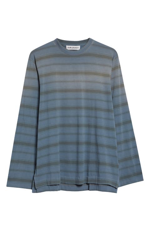 Box Stripe Long Sleeve T-Shirt