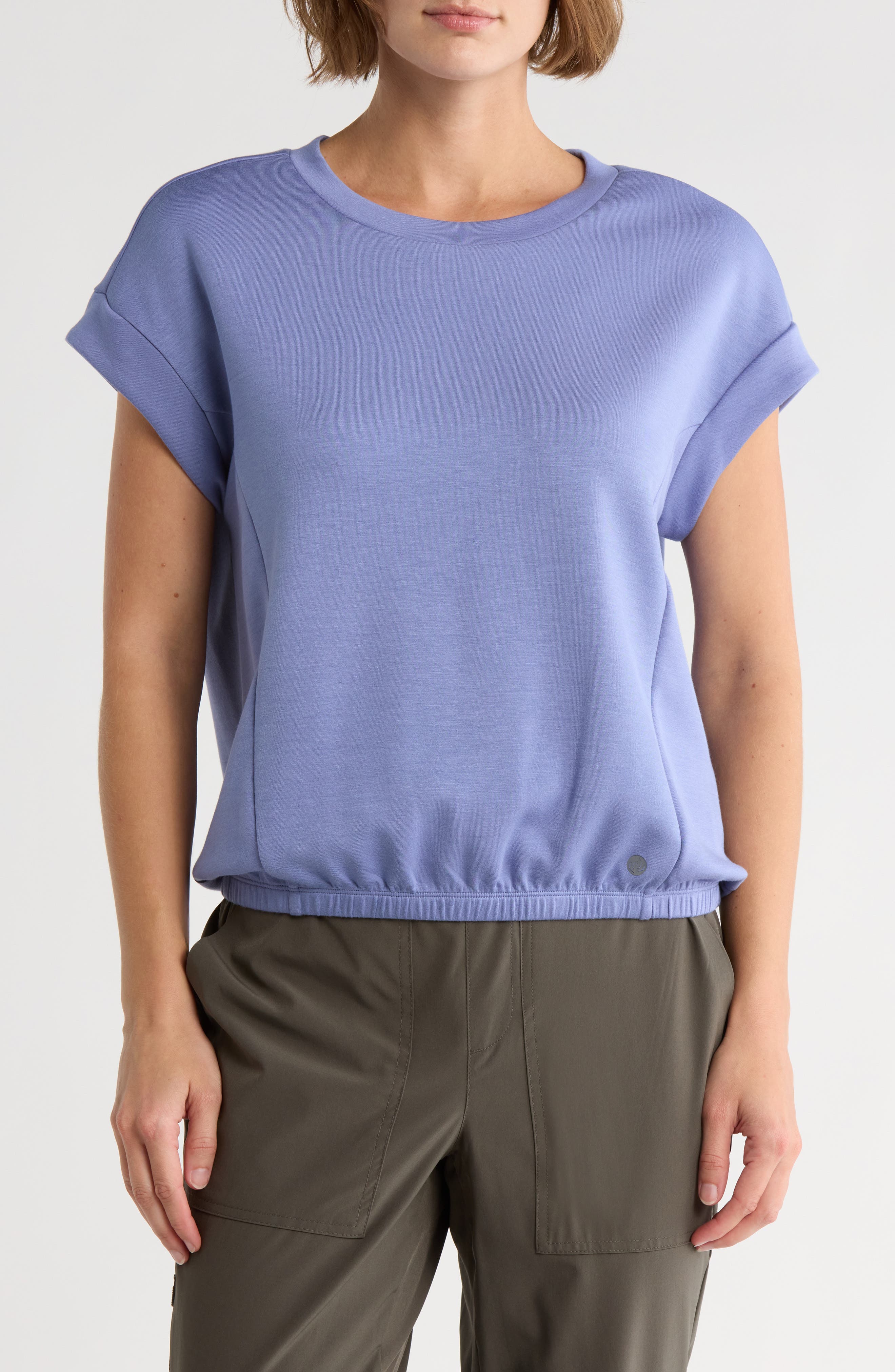 APANA Dolman Sleeve Scuba Knit Top