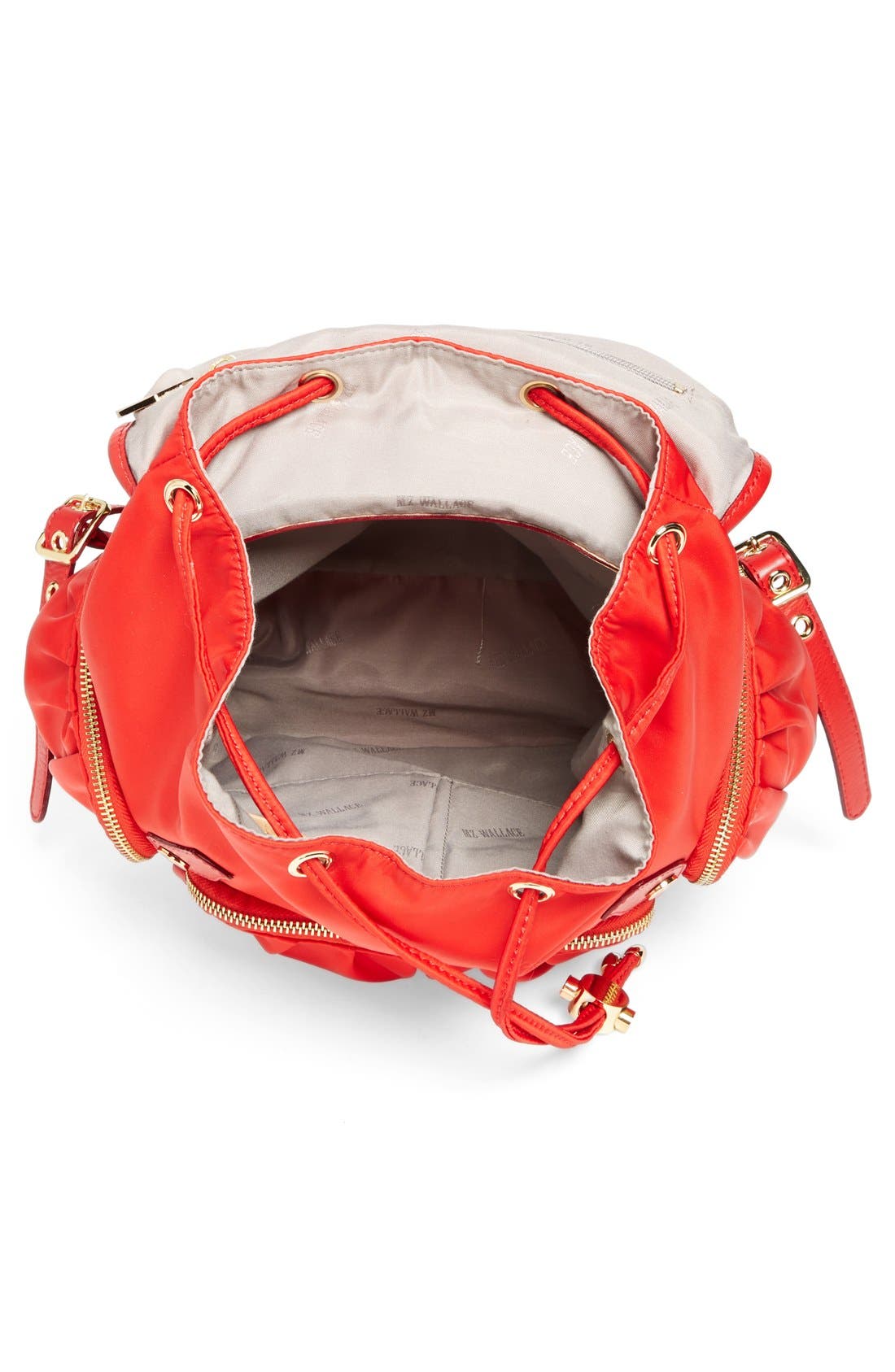 'Marlena' Nylon Backpack, Alternate, color, CHERRY BEDFORD